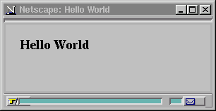 Hello World Web Page