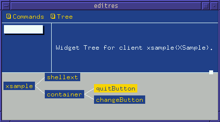 widget tree 
screen capture